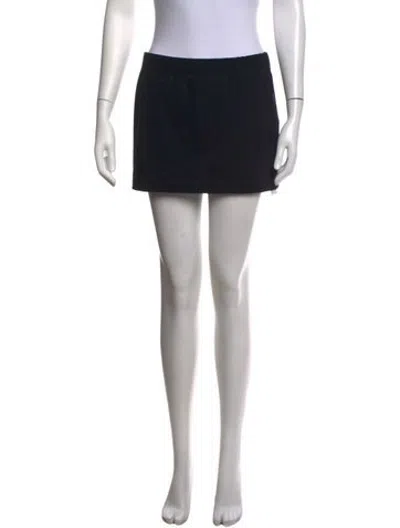 Pre-owned Orseund Iris Mini Skirt In Black