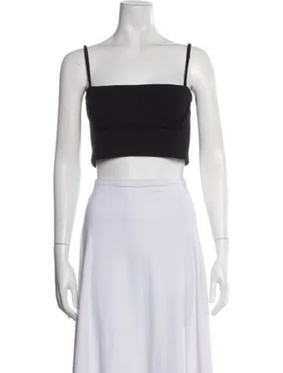 Pre-owned Orseund Iris Square Neckline Sleeveless Crop Top In Neutrals