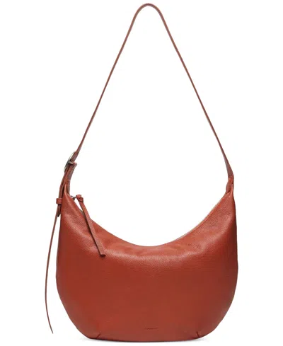 Oryany Crescent Medium Hobo Leather Shoulder Handbag In Brown