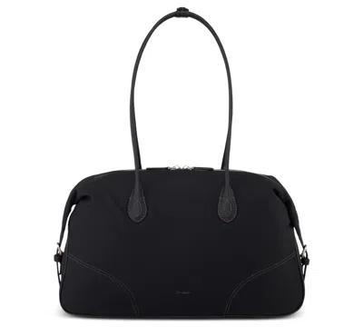 Oryany Holo Leather Large Top Handle Shoulder Handbag In Black