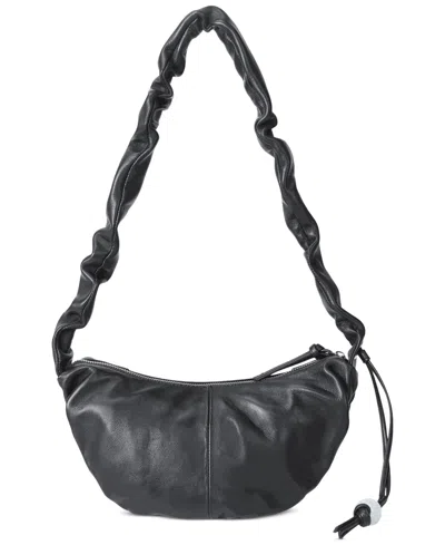 Oryany Kech Adjustable Lamb Leather Crossbody Handbag In Black