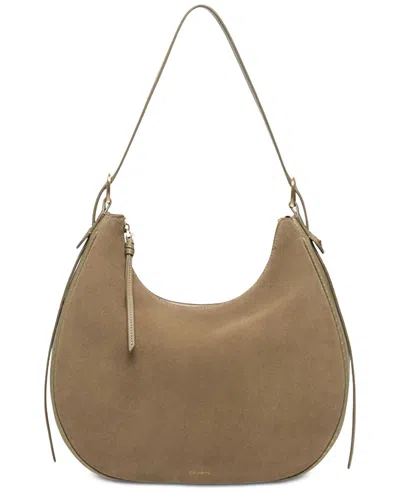 Oryany Lauren Leather Adjustable Strap Medium Shoulder Handbag In Neutral