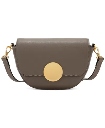 Oryany Lottie Convertible Crossbody Leather Handbag In Grey