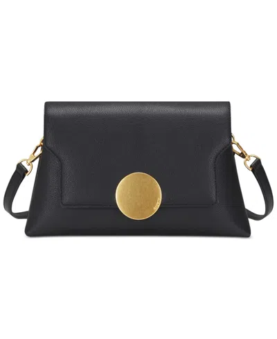 Oryany Lottie Convertible Leather Magnetic Crossbody Handbag In Black