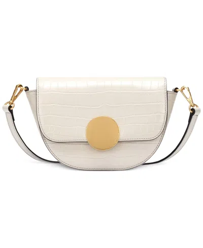 Oryany Lottie Croco Convertible Crossbody Handbag In Cream