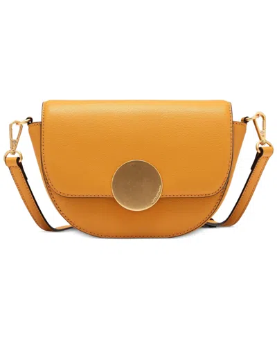 Oryany Lottie Leather Convertible Adjustable-strap Crossbody Handbag In Yellow