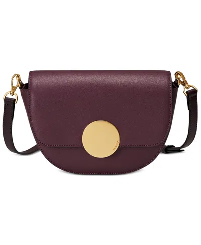 Oryany Lottie Leather Convertible Crossbody Handbag In Purple