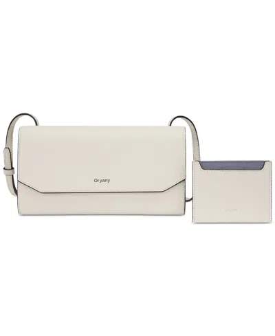 Oryany Mandy Leather Mini Crossbody Handbag, 2-piece Set In Neutral