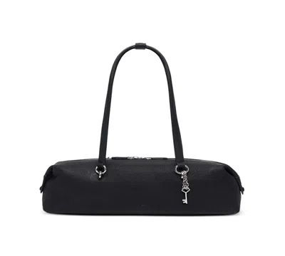 Oryany Martin Leather Medium Shoulder Handbag In Black
