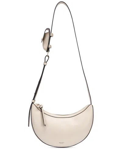Oryany Rookie Adjustable Leather Crossbody Handbag In Cream