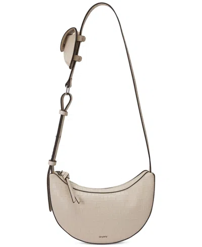 Oryany Rookie Croco Leather Crossbody Handbag With Detachable Pouch In Multi