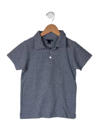 Pre-owned Oscar De La Renta Kids' Cotton Polo Shirt In Blue