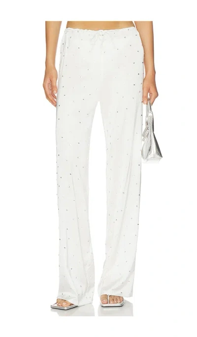 Oseree Bridal O Gem Pants In Pearl