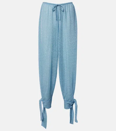 Oseree Oséree Lumière Balloon Pants In Blue