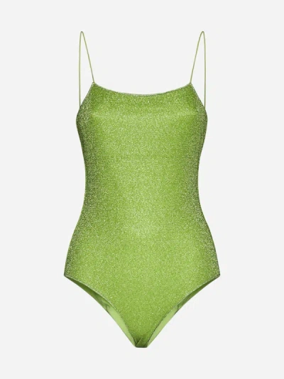 Oseree Lumiere Swimsuit In Lime