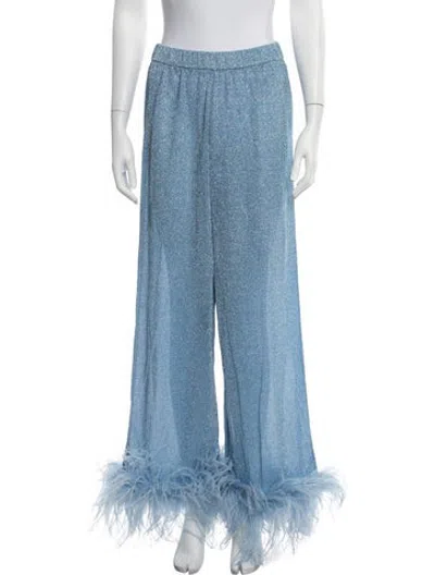 Pre-owned Oseree Wide Leg Pants W/ Tags In Blue