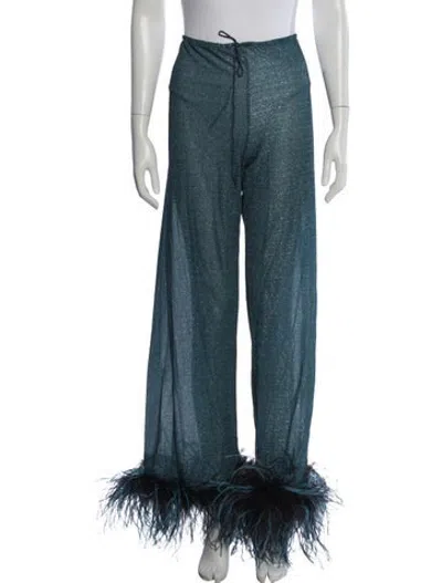 Pre-owned Oseree Wide Leg Pants W/ Tags In Blue