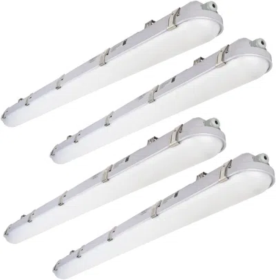 Oshana 4ft Led Vapor Tight Light 60w 6600lm (120w Eq.), Waterproof Outdoor Shop Light 5000k Ip65 100-277v L
