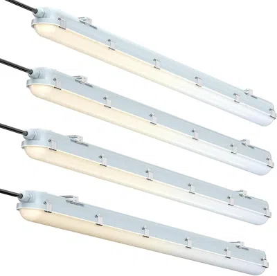 Oshana 4ft Vapor Tight Led Fixture, 60w/50w/40w/30w 7800lm Led Vapor Proof Light Fixture 6000k/5000k/4000k/