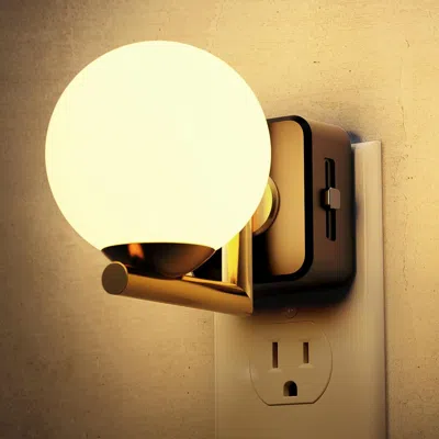 Oshana Led Night Lights Plug Into Wall, Dusk To Dawn Sensor, Soft White 3000k Nightlight, 0-100lm Adjustabl