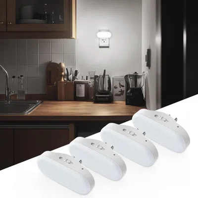 Oshana Night Lights Plug Into Wall Daylight White, Cute Dimmable Led Night Light, Dusk To Dawn Night Light 