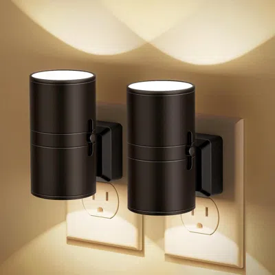 Oshana Night Lights Plug Into Wall, Dimmable Night Light Plug In, Modern Night Lights With Dusk To Dawn Lig