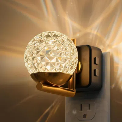 Oshana Night Lights Plug Into Wall,dusk To Dawn Sensor,10-color Rgb Dimmable Night Light, 180°rotating Plug