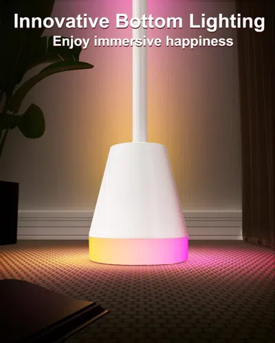 Oshana Smart Rgb Led Corner Floor Lamp,172 Leds Bright Standing Lamps For Living Room With App And Remote,m