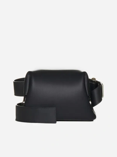 Osoi Pecan Brot Leather Shoulder Bag In Black