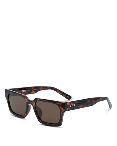 Otra Roco Square Sunglasses, 54mm In Brown