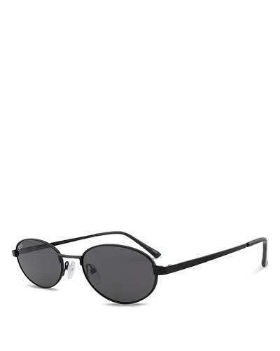 Otra Rosie Round Sunglasses, 53mm In Black