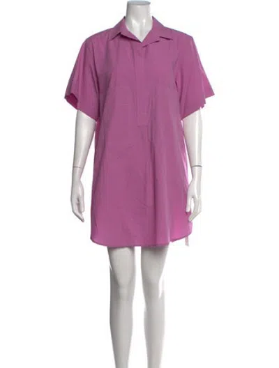 Pre-owned Ottod'ame Mini Dress In Purple