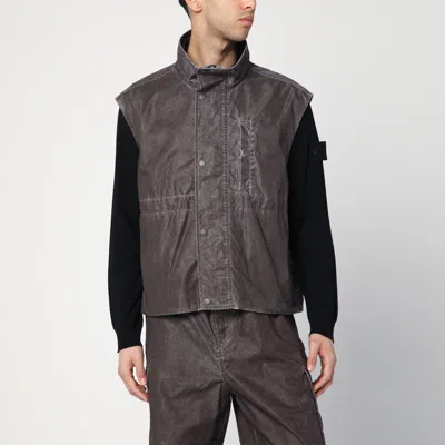 Our Legacy Firm Brown Vest With Vintage Effect
