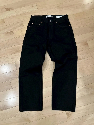 Pre-owned Our Legacy Second Cut Selvedge Denim Black