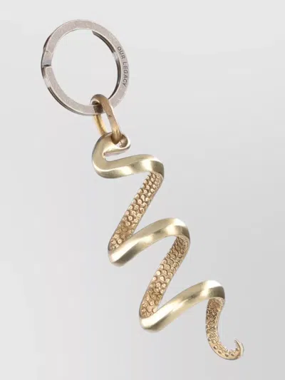Our Legacy Spiral Snake Keyring Case Metal Ring