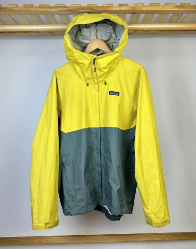 Pre-owned Outdoor Life X Patagonia Rain Jacket H2no Wind Coat In Gray/yellow