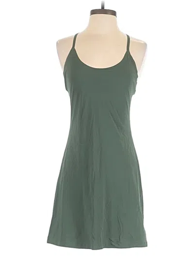 Pre-owned Outdoor Voices Casual Dress In Green