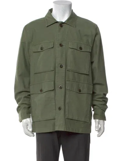 Pre-owned Outerknown Long Sleeve Shirt In Green