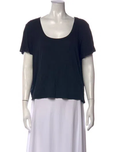 Pre-owned Outerknown Scoop Neck Short Sleeve T-shirt In Grey