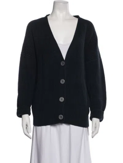 Pre-owned Outerknown V-neck Sweater In Blue