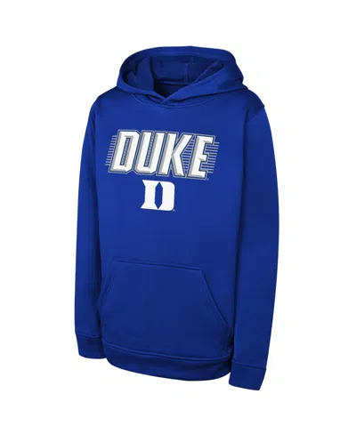 Outerstuff Big Boys' And Girls' Royal Duke Blue Devils Sack Party Performance Hoodie