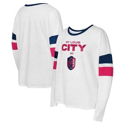 Outerstuff Kids' Girl's Ash St. Louis City Sc Team First Long Sleeve T-shirt