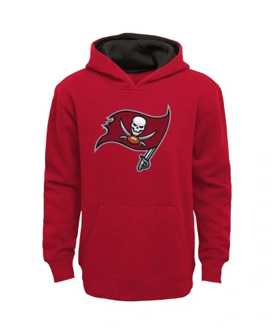 Outerstuff Kids' Little Boys And Girls Red Tampa Bay Buccaneers Prime Pullover Hoodie