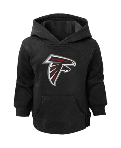Outerstuff Babies' Toddler Boys And Girls Black Atlanta Falcons Logo Pullover Hoodie