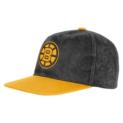 Outerstuff Kids' Youth  Black/gold Boston Bruins True Retro Deadstock Adjustable Hat