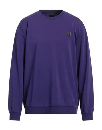 Outhere Man Sweatshirt Purple Size Xl Cotton, Elastane