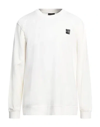 Outhere Man Sweatshirt White Size Xl Cotton, Elastane