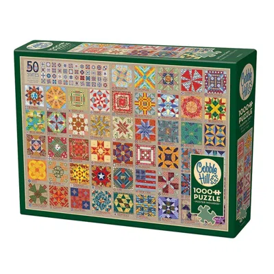 Outset Media 50 States Quilt Blocks 1000 Piece Puzzle