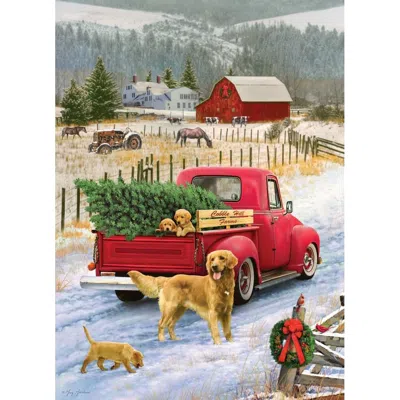 Outset Media Christmas On The Farm 1000 Piece Puzzle
