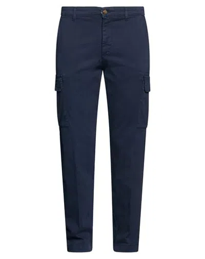 Over-d Over/d Man Pants Navy Size 32 Cotton, Elastane In Blue
